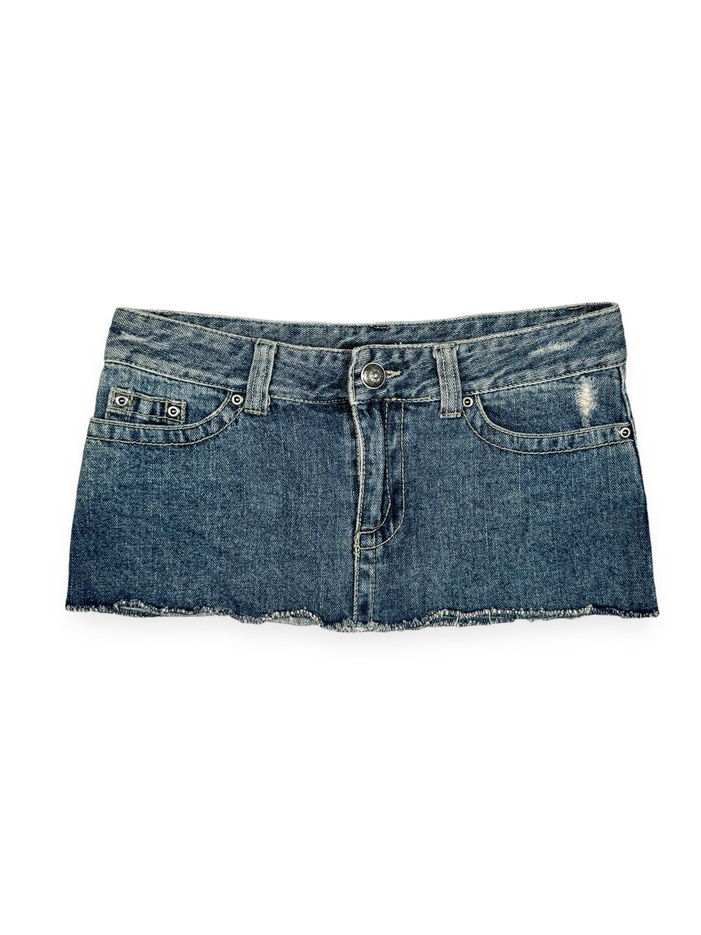 Upper Freak Denim Micro Skirt