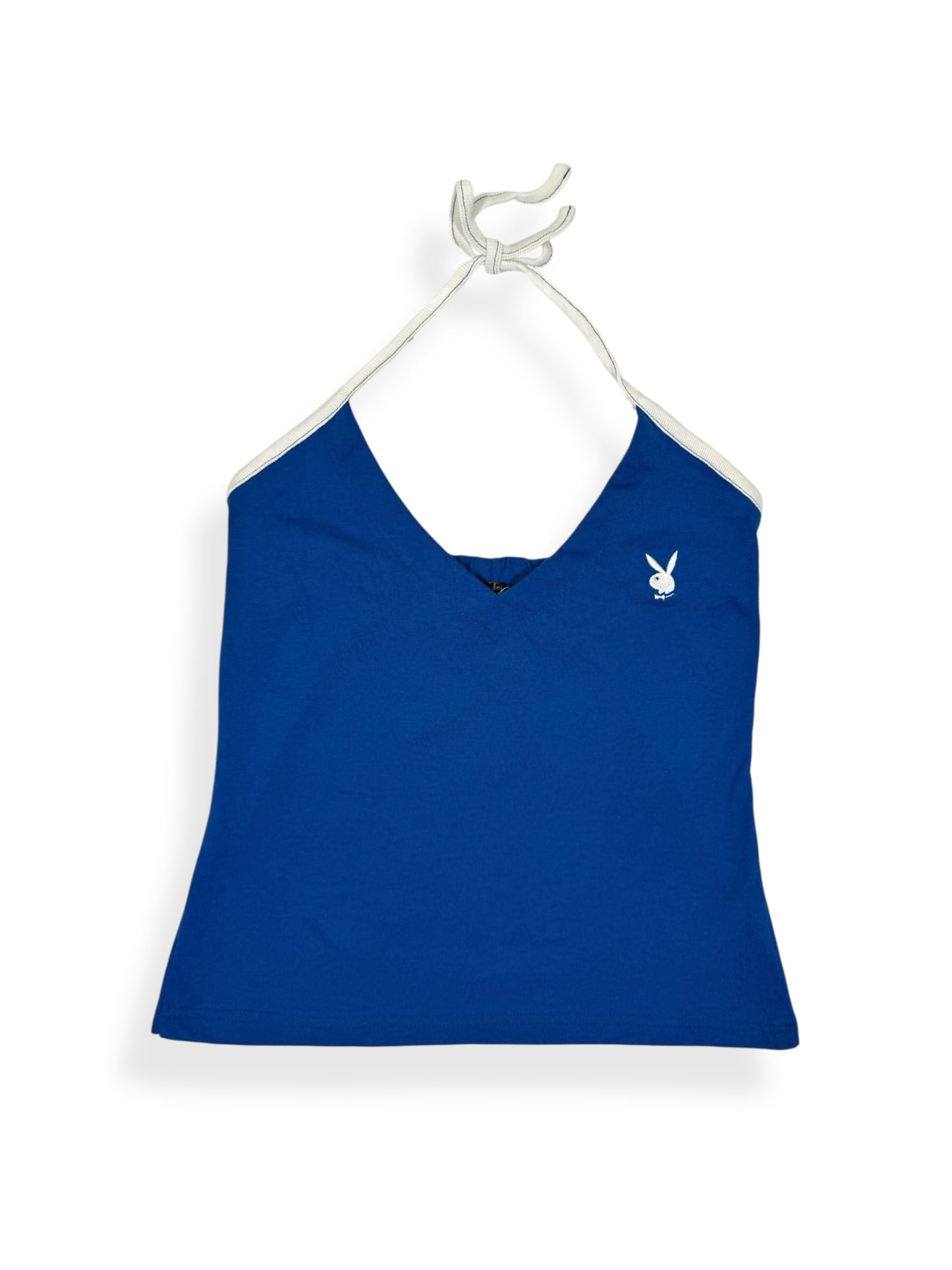 Blue Playboy Halter