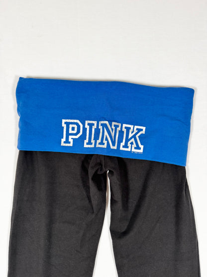 PINK Fold Over Flared Leggings ♡ Size XS