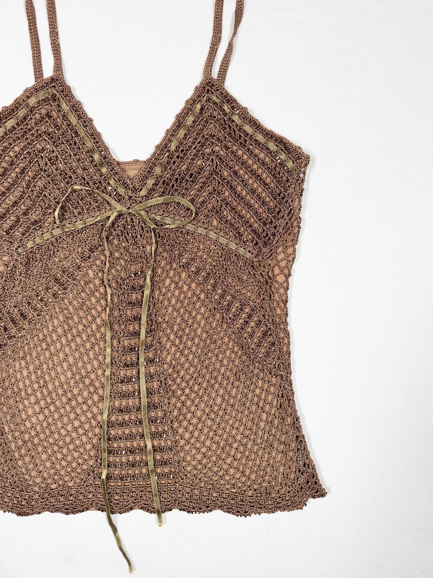 Beaded Crochet Cami ♡ Size S