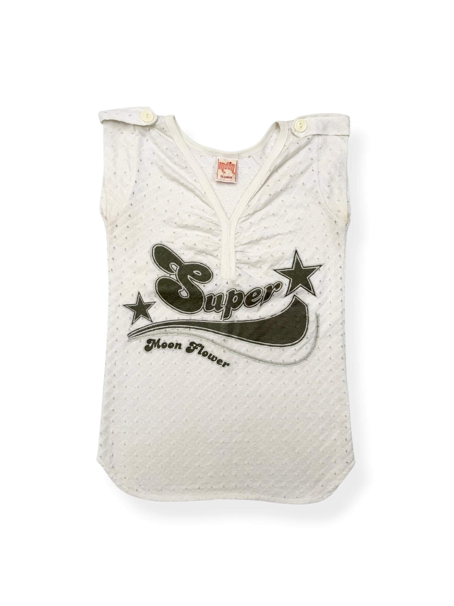 Super Pointelle Tee ♡ XS