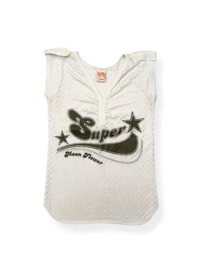 Super Pointelle Tee ♡ XS