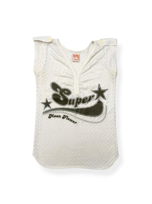 Super Pointelle Tee ♡ XS