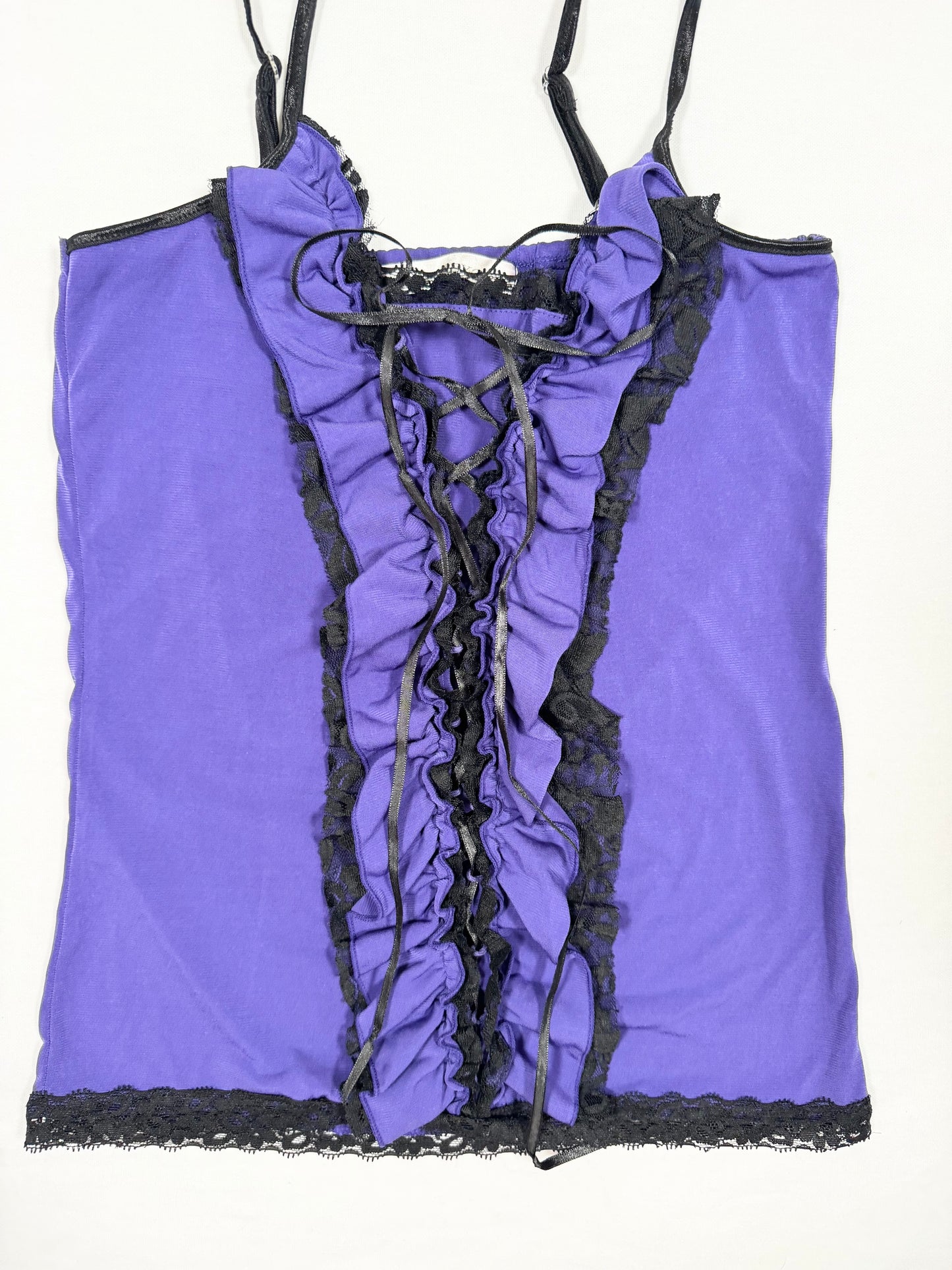 Purple Lace Up Cami ♡ Size M