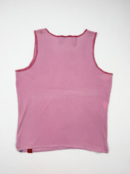 Pink Guess Tank ♡ L