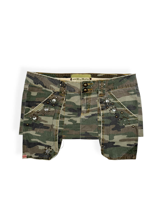 Miss Me Camo Mini Skirt ♡ Size M