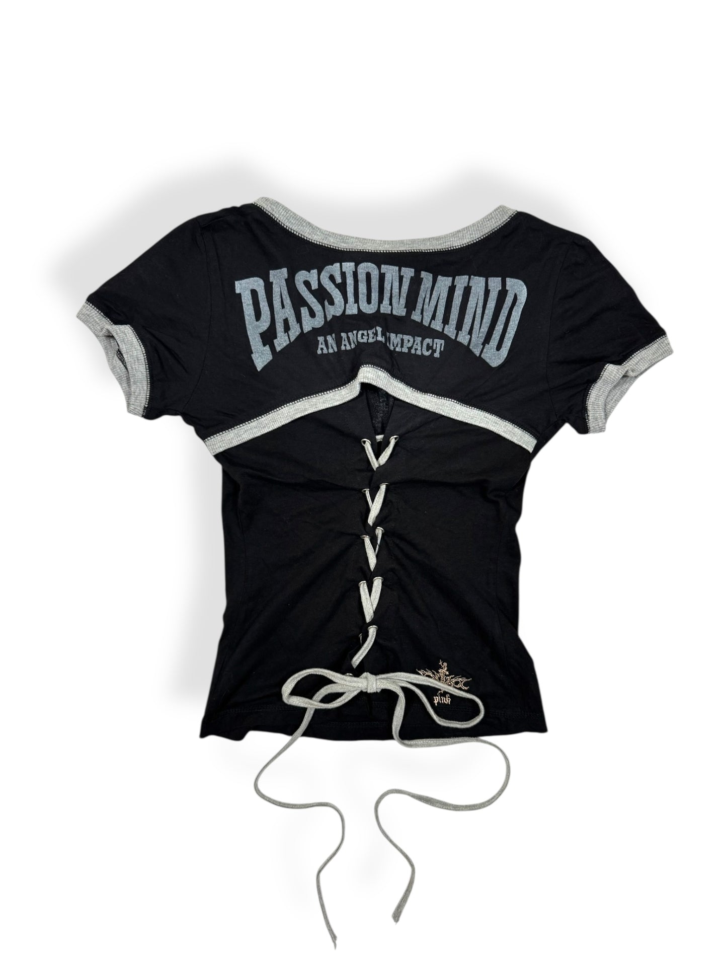 Lace Up Back Tee ♡ Size XS