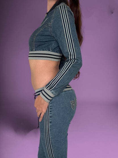 Playboy Sporty Jeans & Jacket Set ♡ S