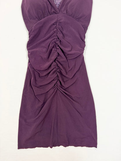 Xmania Purple Strappy Lace Back Dress ♡ S