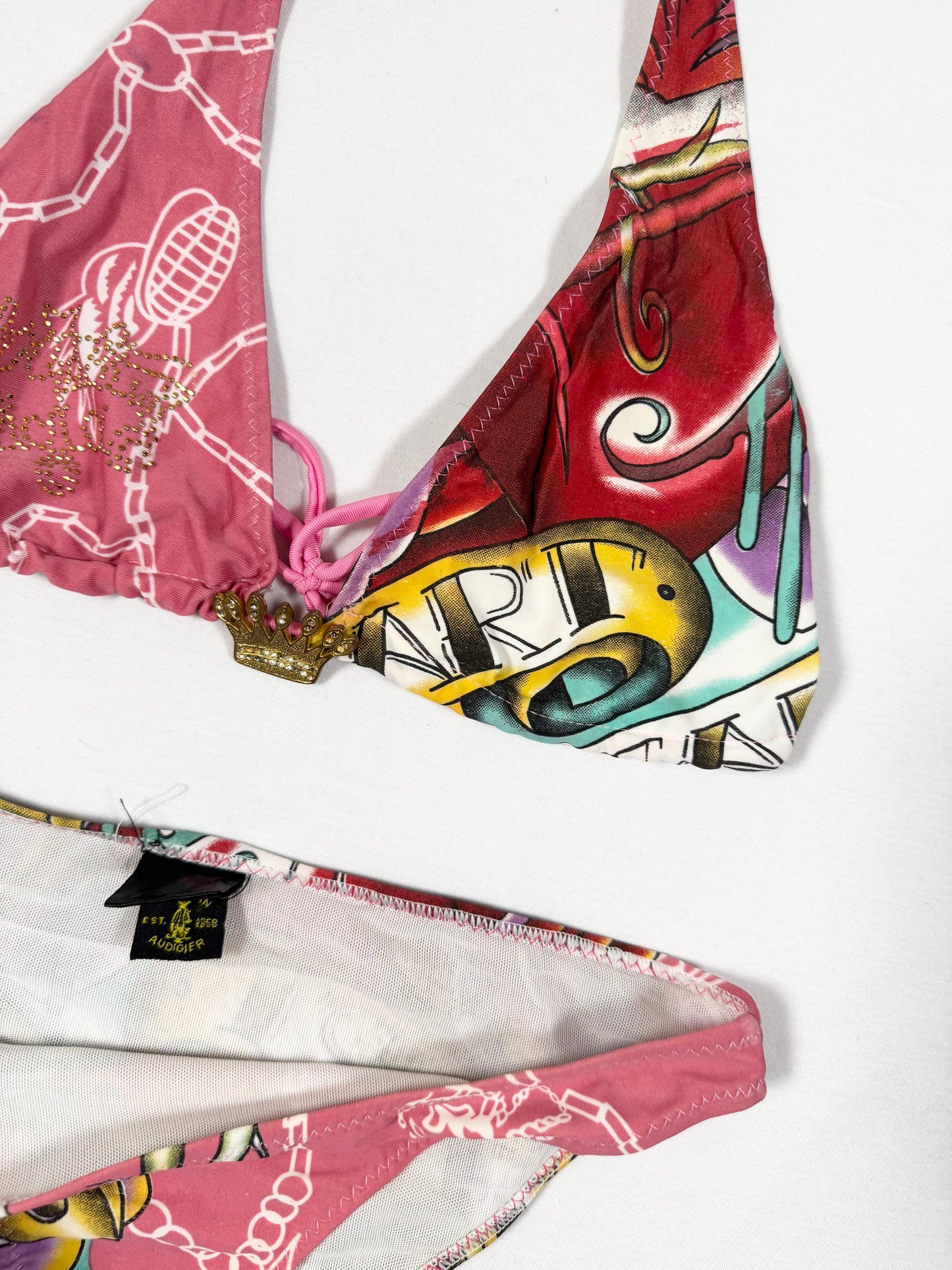 Christian Audigier Pink Bikini ♡ Size S