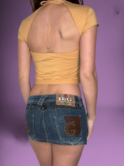 Baby Phat Tie Back Tee ♡ S