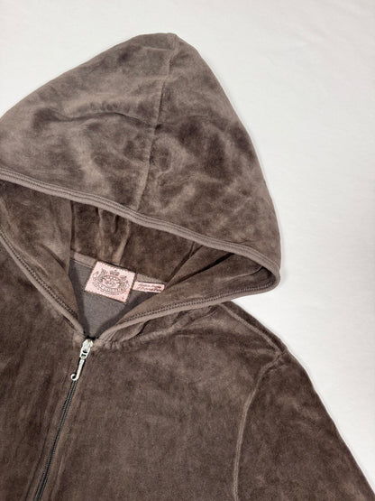 Juicy Couture Brown Zip Up ♡ Size L
