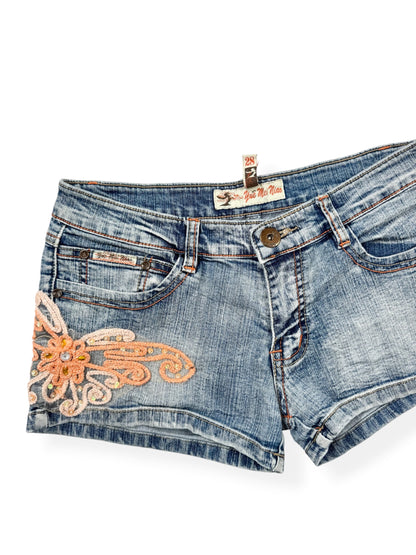 Butterfly Denim Shorts ♡ S