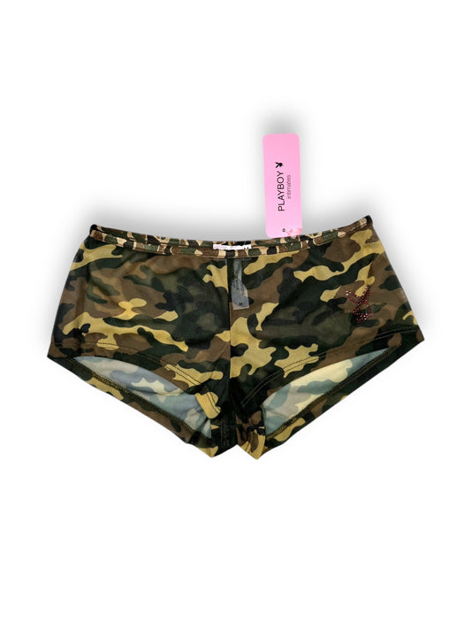 Playboy Camo Mesh Micro Shorts