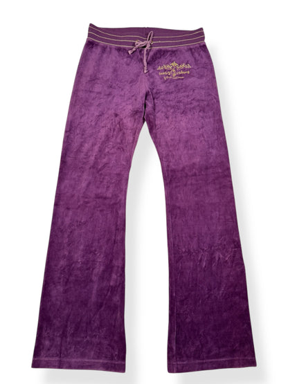 Baby Phat Purple Velour Trackpants ♡ Size S
