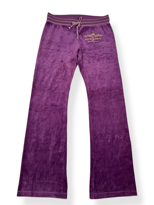 Baby Phat Purple Velour Trackpants ♡ Size S