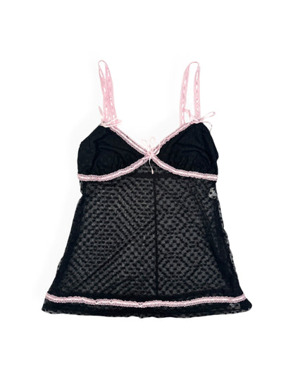 Heart Mesh Cami ♡ Size S