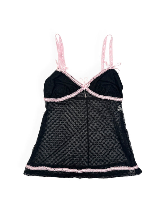 Heart Mesh Cami ♡ Size S