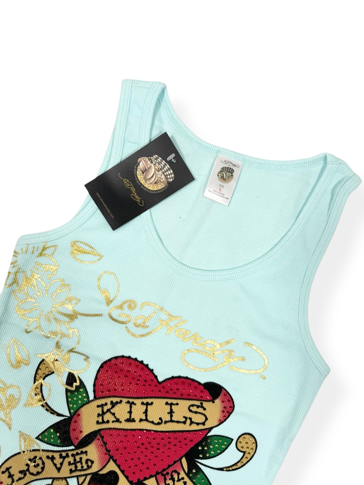 Ed Hardy Blue Tank