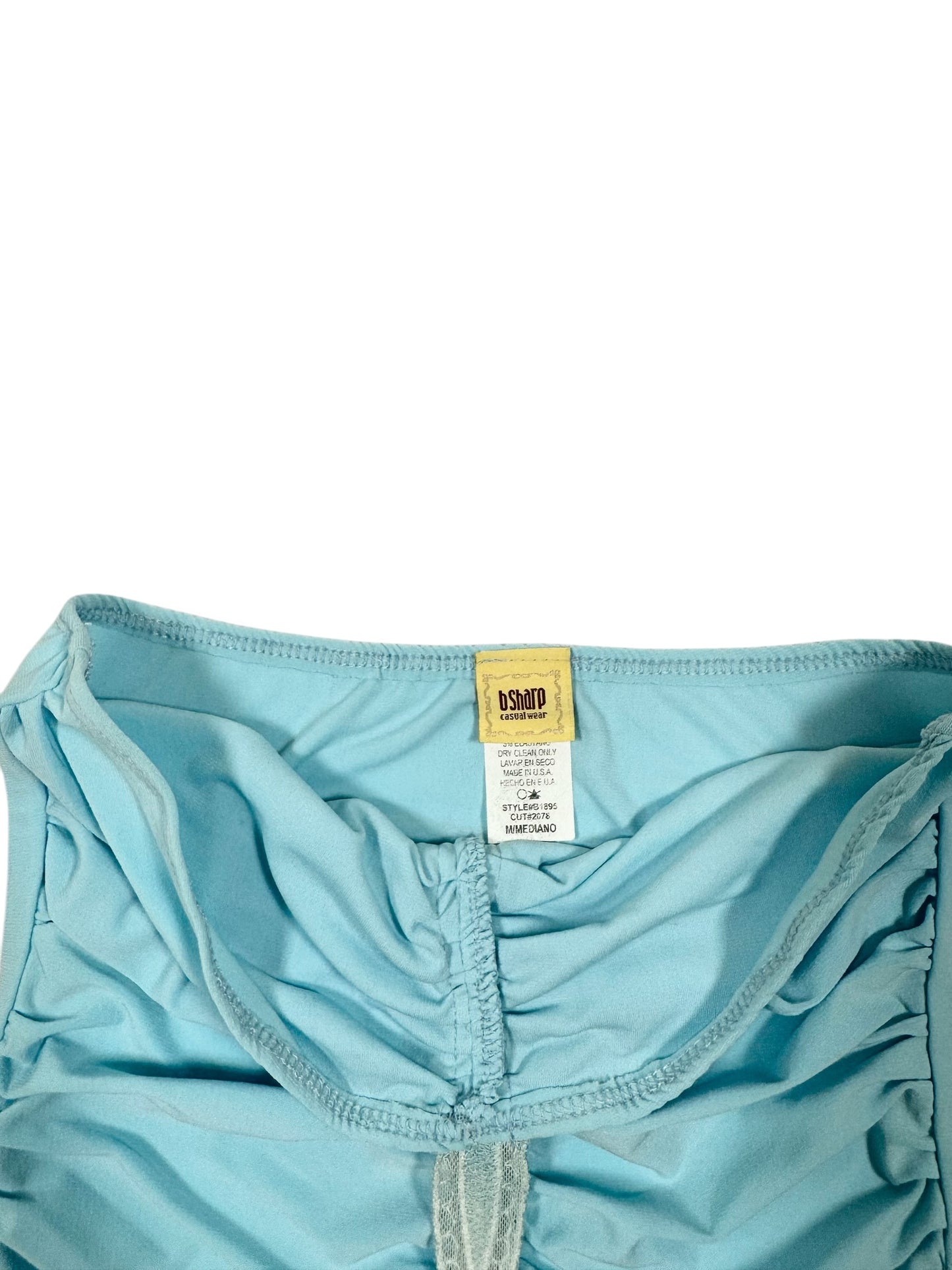 B-Sharp Baby Blue Halter Top