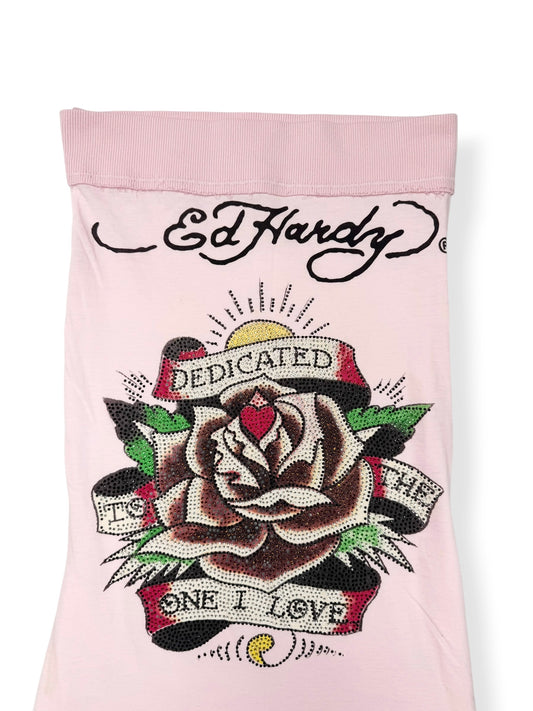 Ed Hardy Pink Mini Dress ♡ XXS
