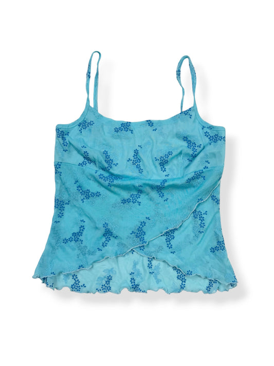 Viva You Blue Floral Cami ♡ S