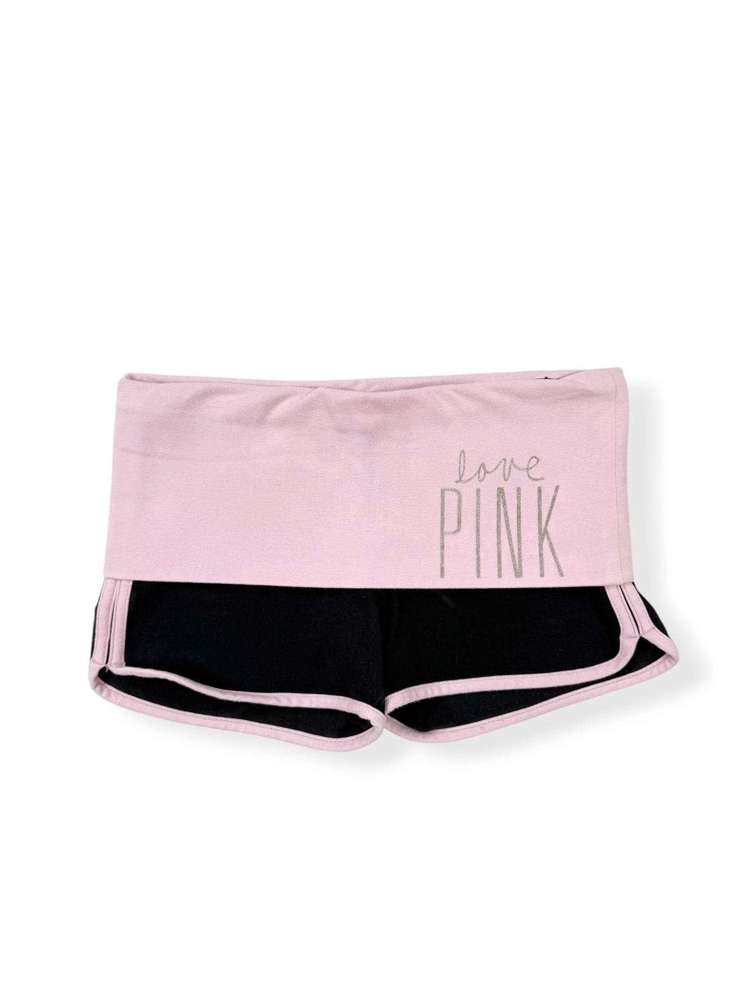 PINK Fold Over Mini Shorts ♡ XS