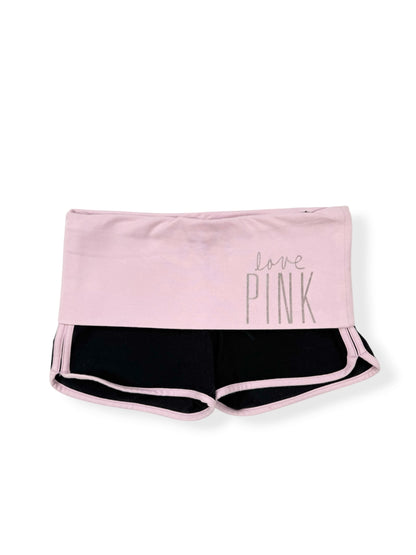PINK Fold Over Mini Shorts ♡ XS