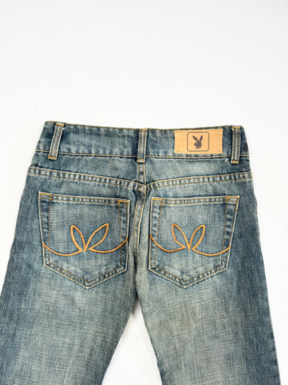 Playboy Bunny Flared Jeans ♡ XXS