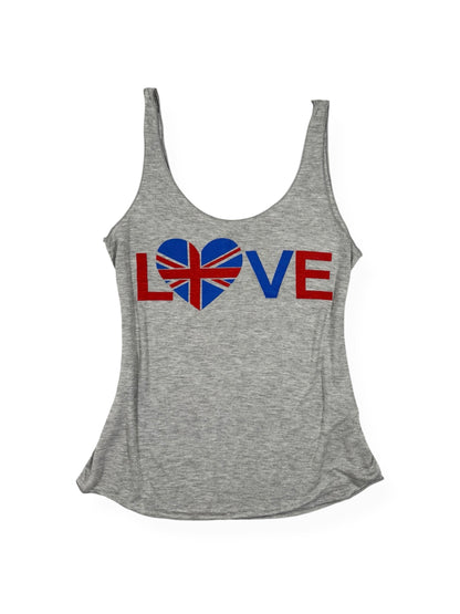 Union Jack Love Tank ♡ Size S/M