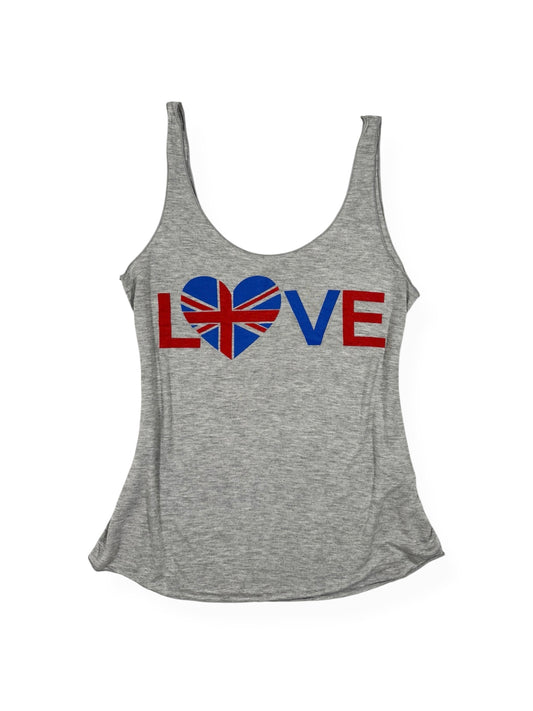 Union Jack Love Tank ♡ Size S/M