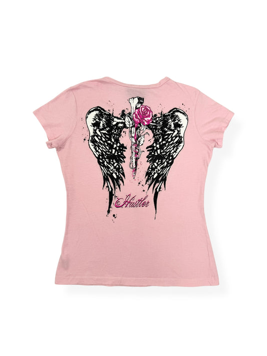 Hustler Pink Wing Tee ♡ S