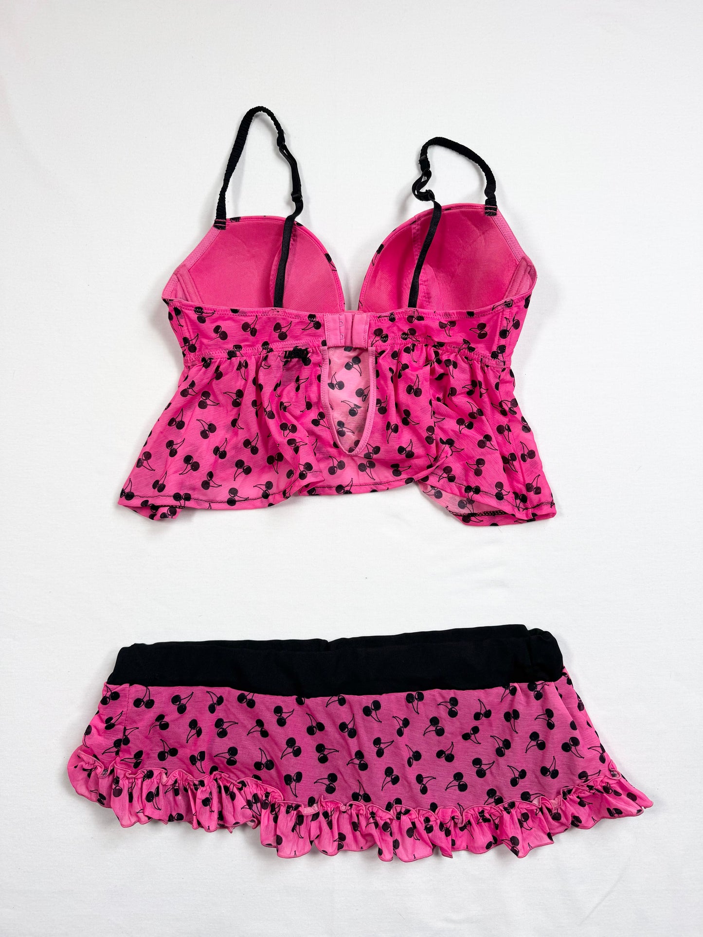 La Senza Cherry Cami & Microskirt Set ♡ XS