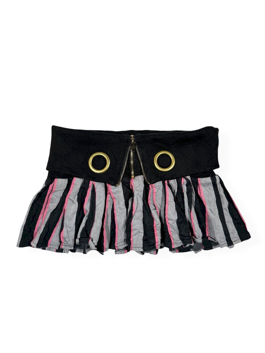 Gyaru O Ring Fold Over Mini Skirt ♡ Size S/M