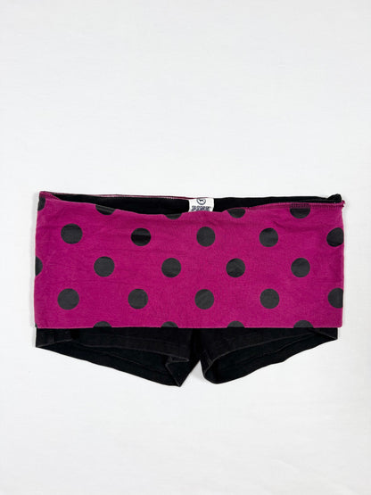 PINK Polka Fold Over Shorts ♡ Size S/M