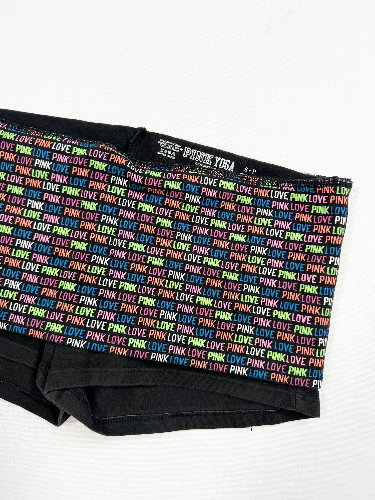PINK Monogram Fold Over Waist Shorts ♡ XS/S