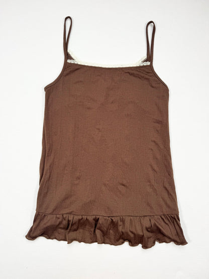 Brown Crochet Bust Cami ♡