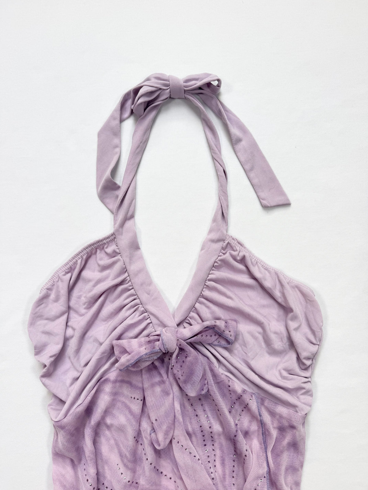 Purple Glittery Halter Cami ♡ S