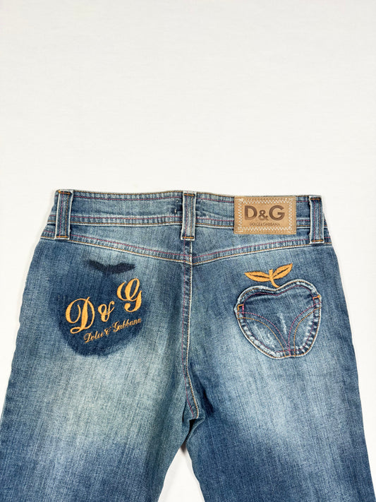 D&G Apple Flared Jeans ♡ Size XS
