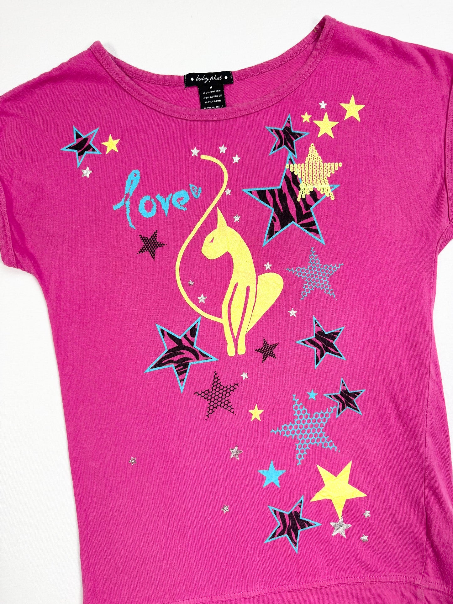Pink Baby Phat Star Tee ♡ S