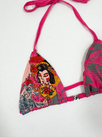 Christian Audigier Bikini Top & Skirt Set ♡ XS/S