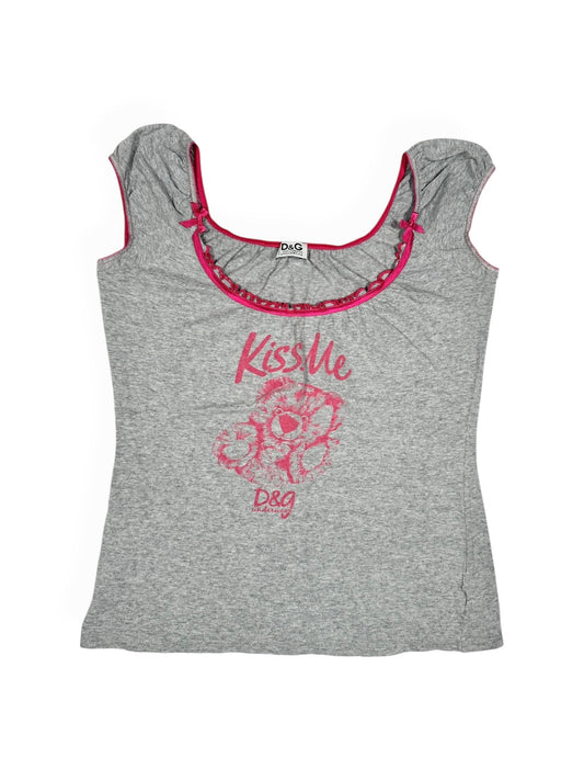 D&G Kiss Me Teddy Tee ♡ Size M