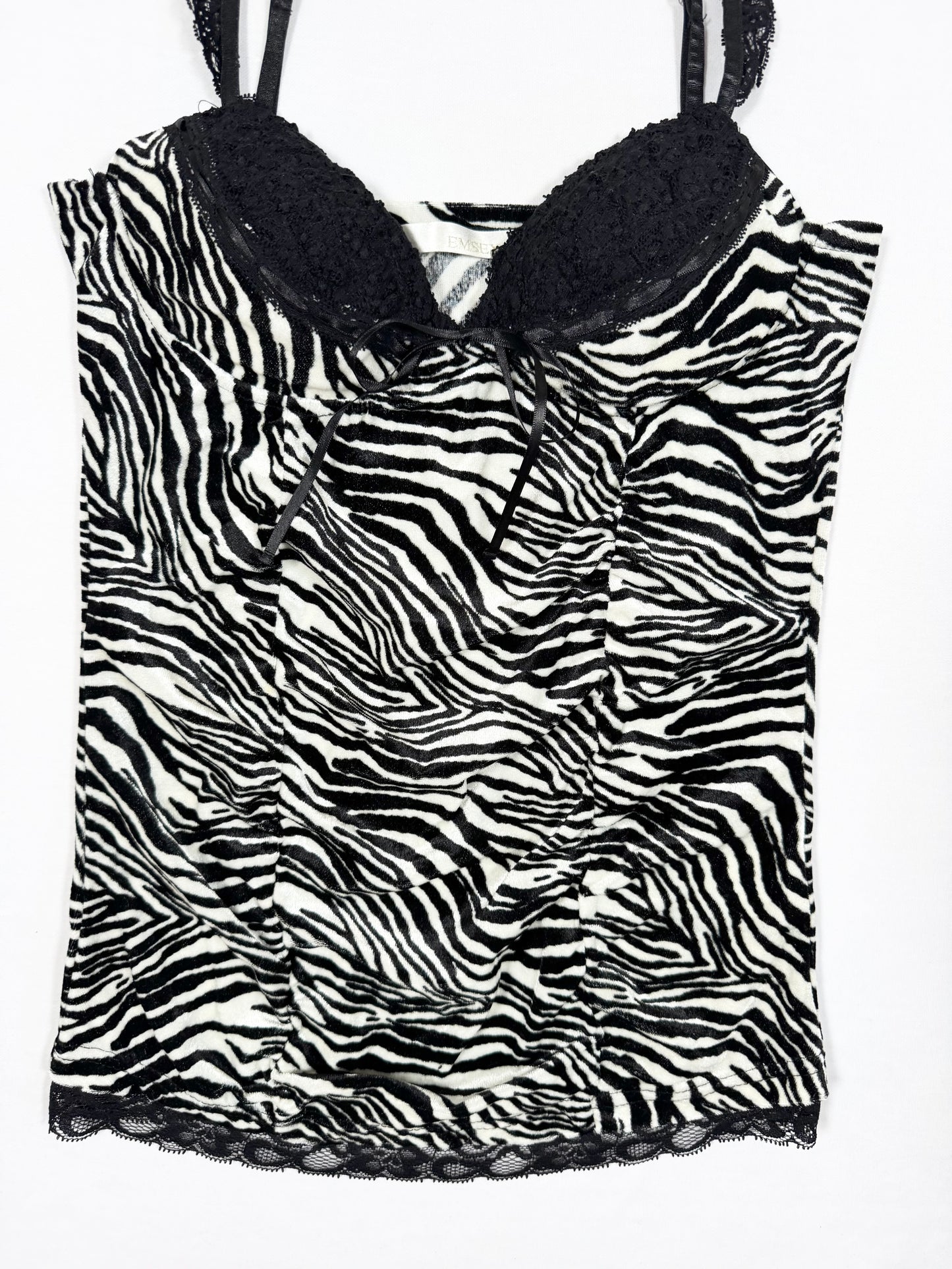 Zebra Velour Cami ♡ Size S