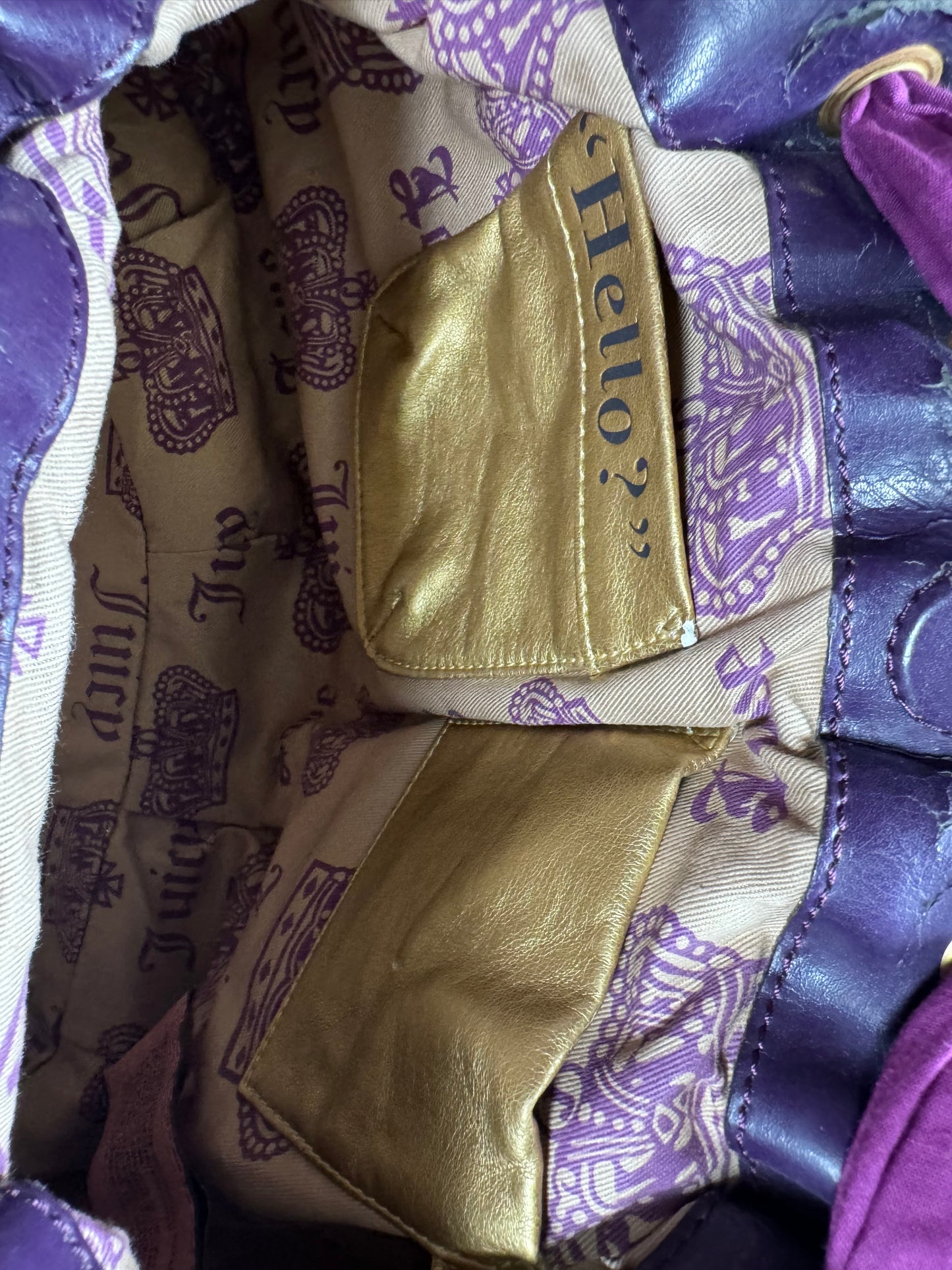 BNWT Juicy Couture Purple Bag