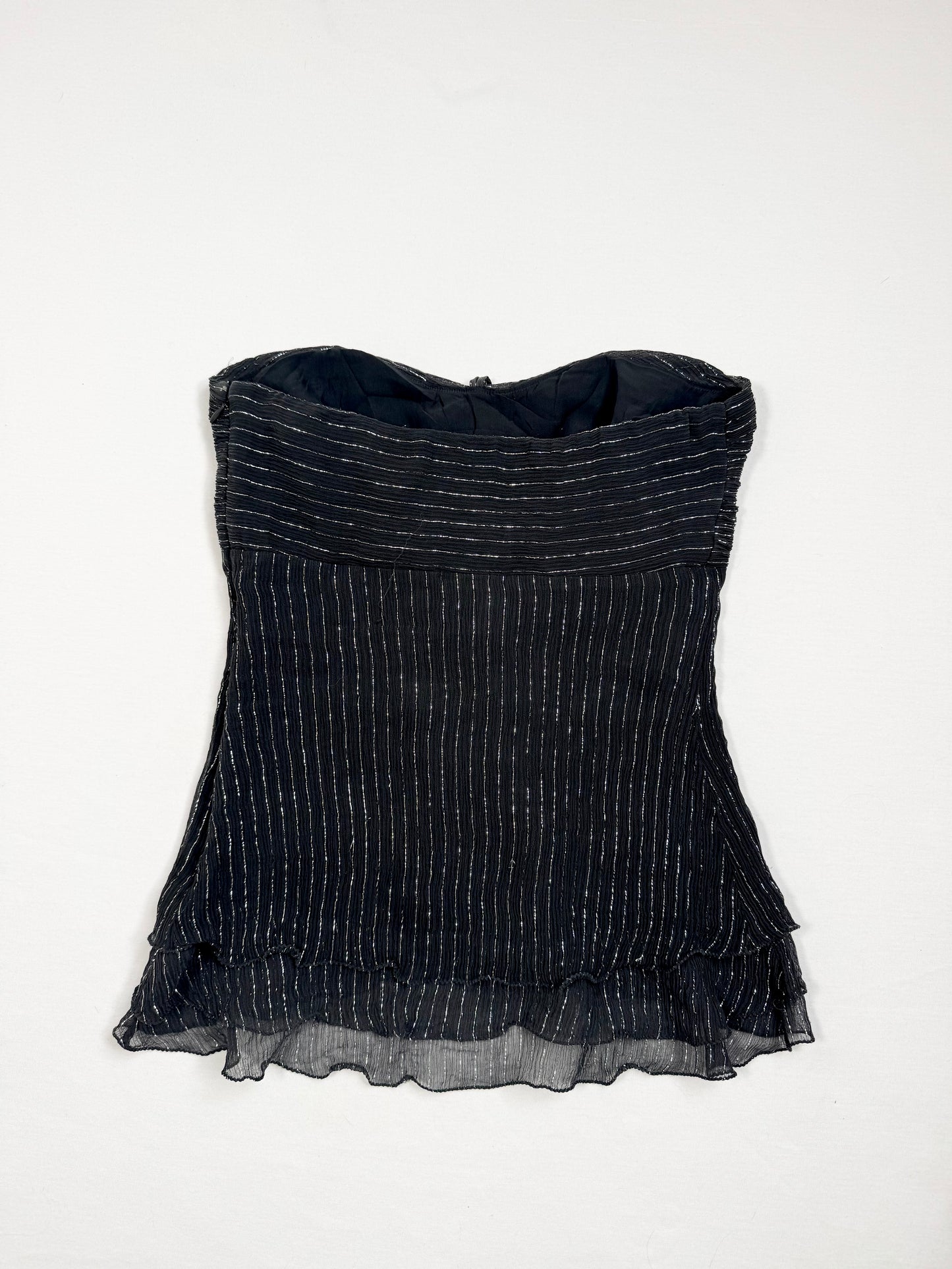 Glitter Pinstripe Halter ♡ XS