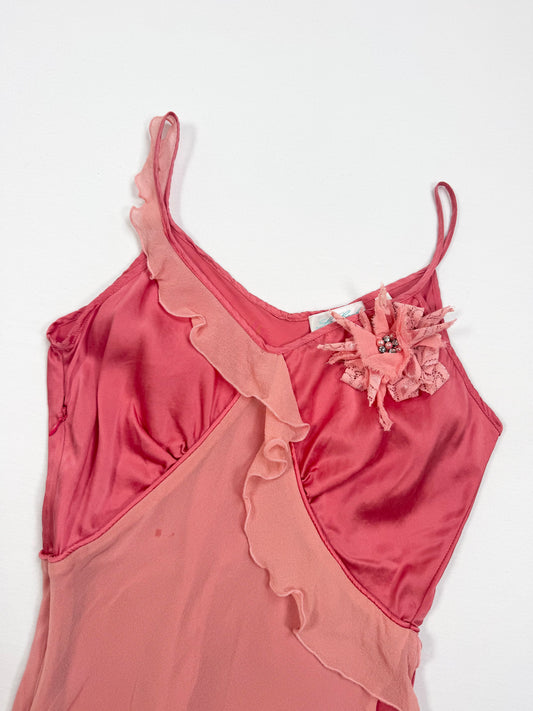 Pink Silk Fairy Cami ♡ XS/S