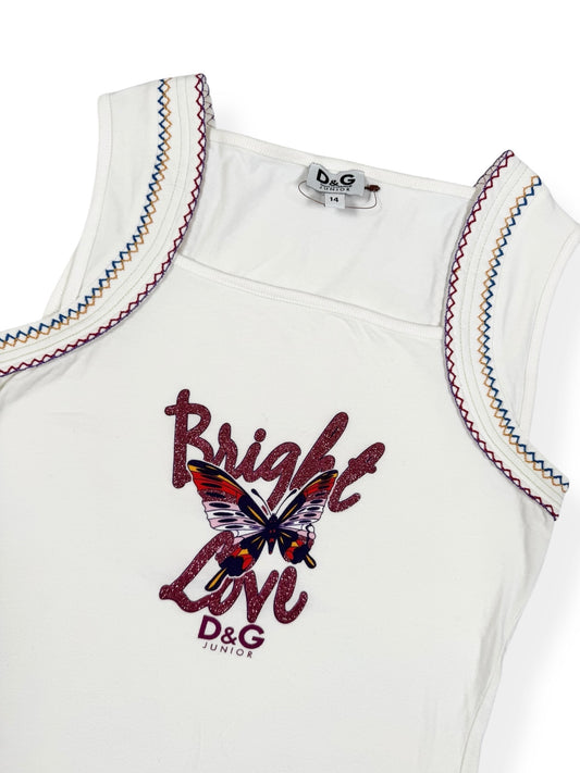 D&G Butterfly Tank ♡ Size XS/S