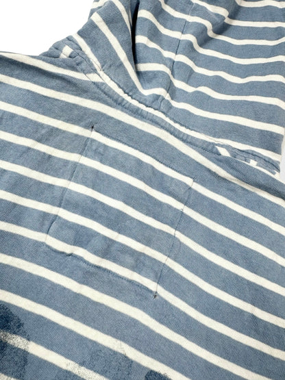Abercrombie Blue Striped Hoodie ♡ M