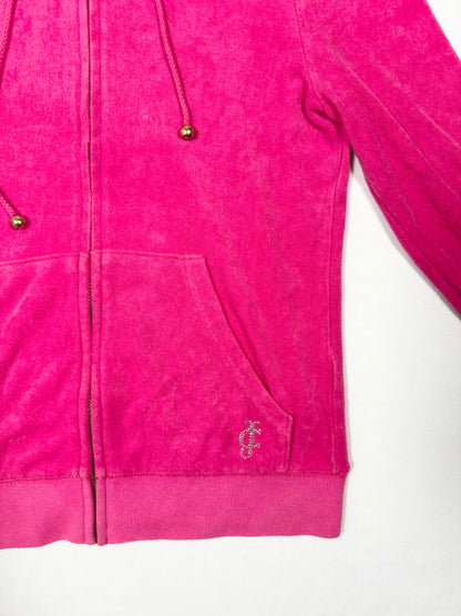 Hot Pink Juicy Couture Zip Up ♡ Size M
