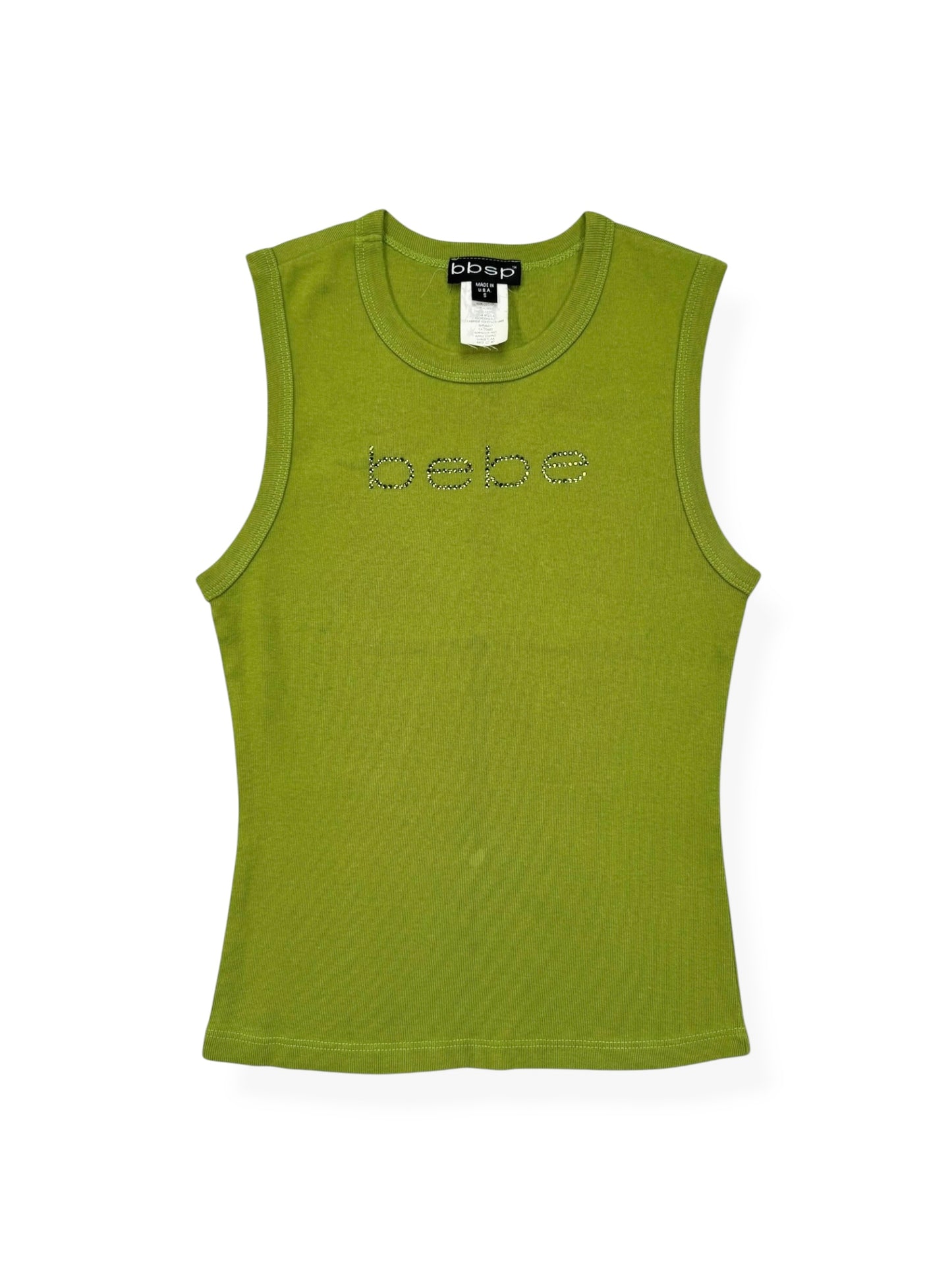 Green Bebe Tank ♡ S